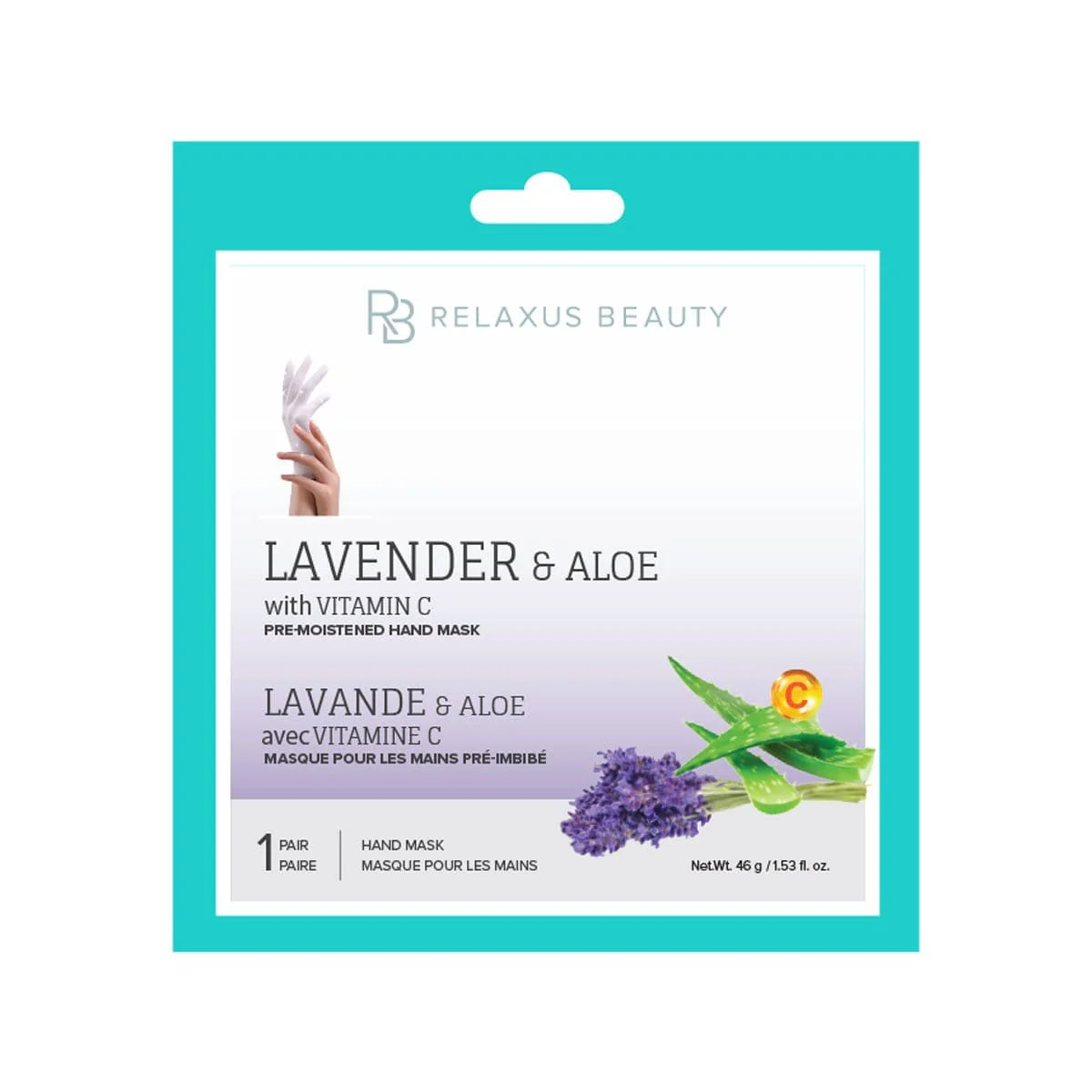 Lavender & Aloe Hand Mask w/ Vitamin C