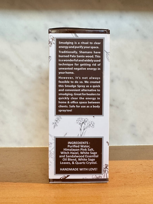 White Sage & Sandalwood Smudge Spray