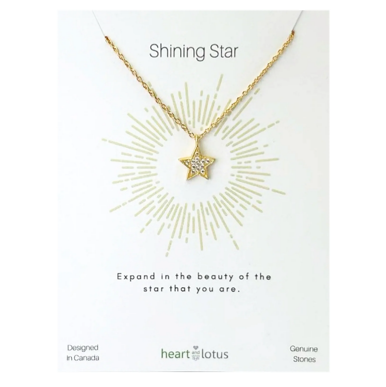 Shining Star Necklace 14K Gold Vermeil