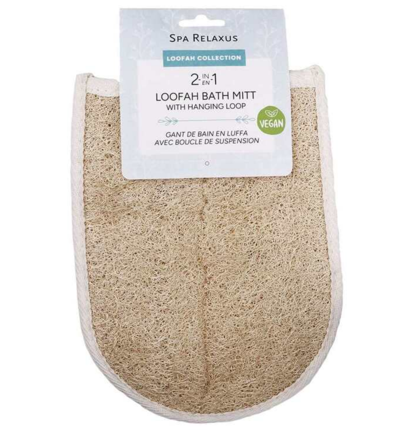 2 in 1 Loofah Bath Mitt