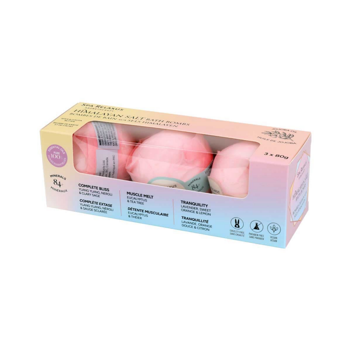 Himalayan Salt Bath Bombs 3pc