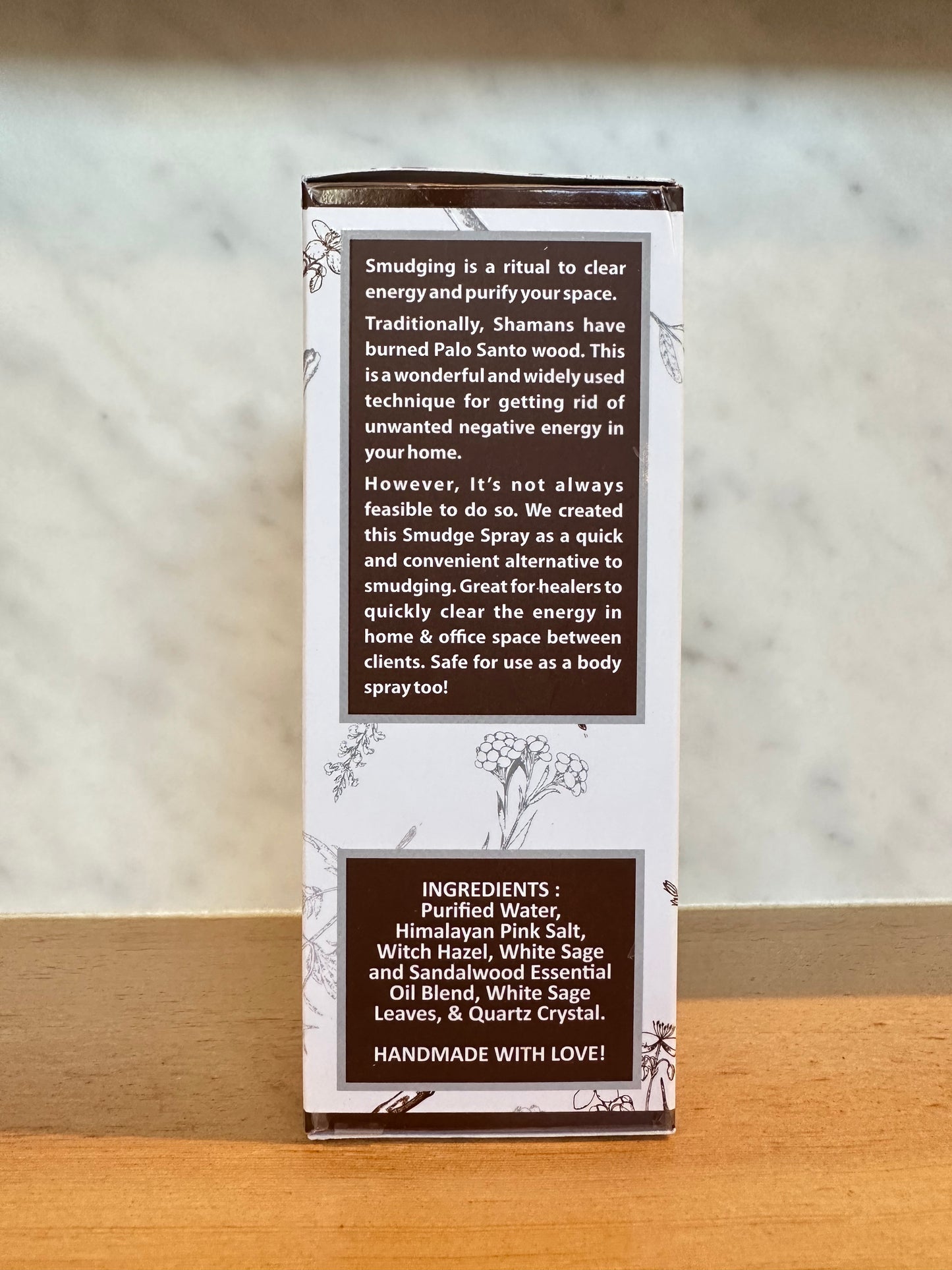 White Sage & Sandalwood Smudge Spray