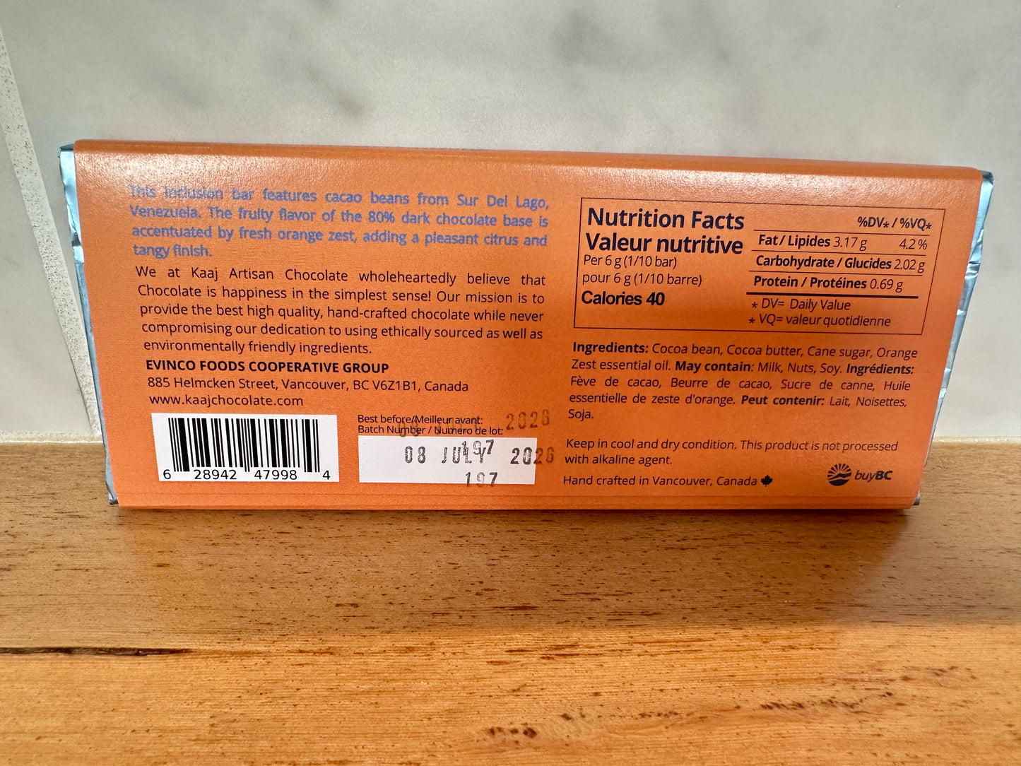 KAAJ Artisan Chocolate Bars