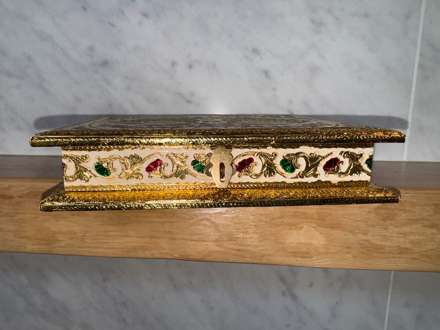 Peacock Meenakari Gift Box