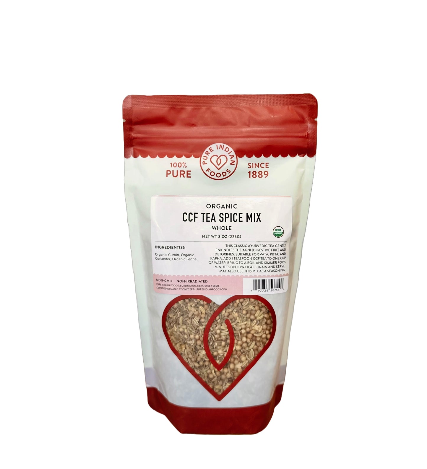 Organic CCF Tea Spice Mix (Whole)