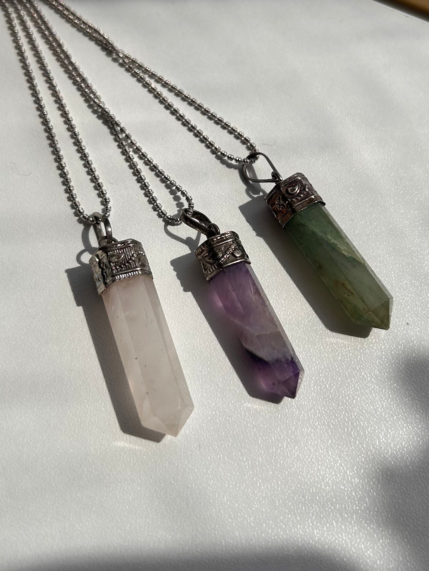 Crystal Pendant with Chain