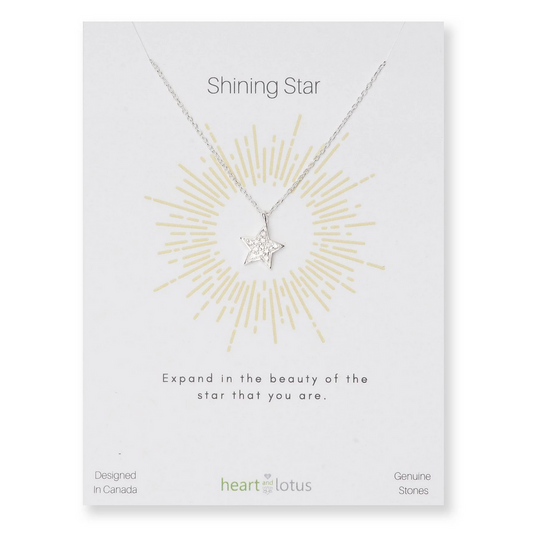 Shining Star Necklace Sterling Silver