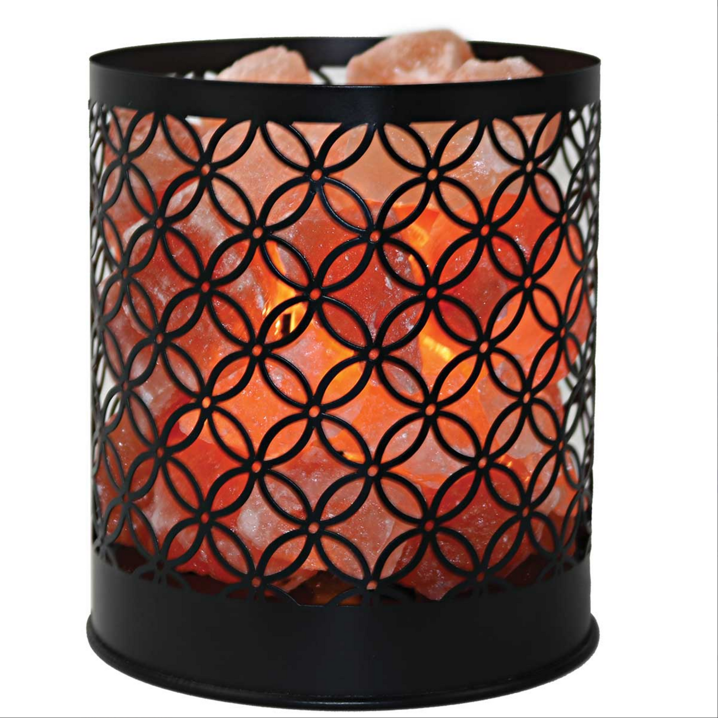 Himalayan Salt Lamp Iron Lace